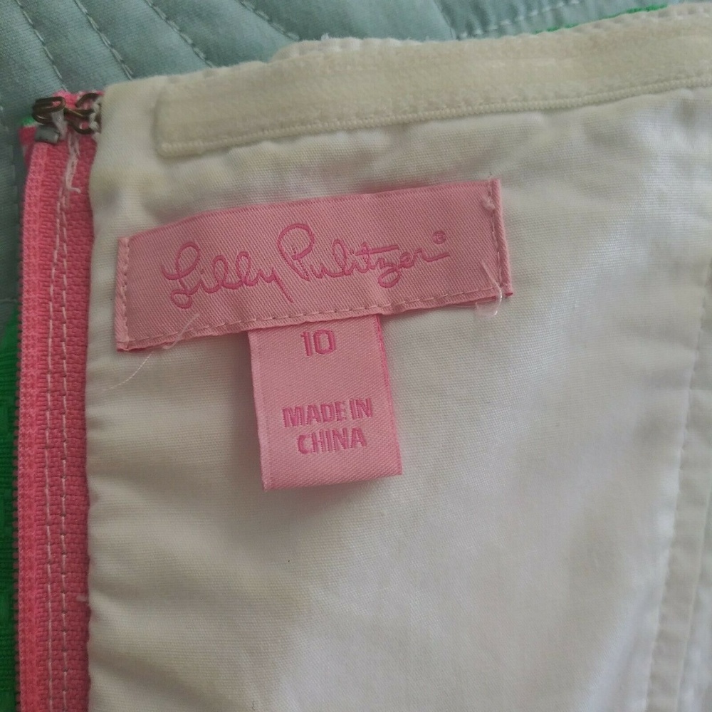 Lilly Pulitzer Amberly Dress Twinkle Starfish 10 - Picture 6 of 8